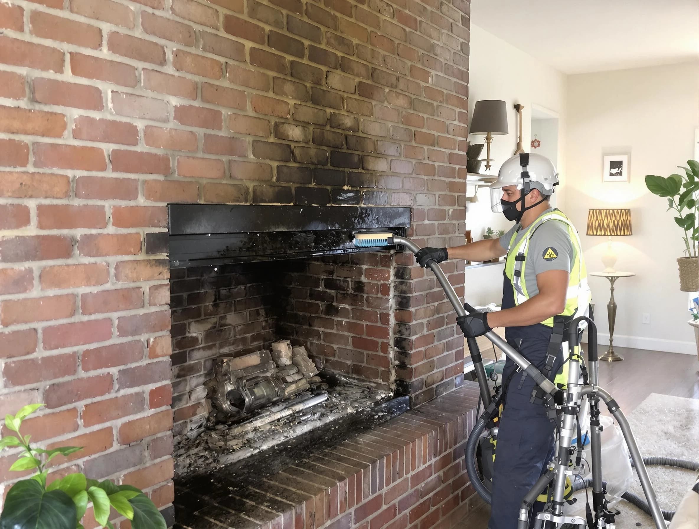 King George Chimney Sweep providing fireplace cleaning services in King George, VA