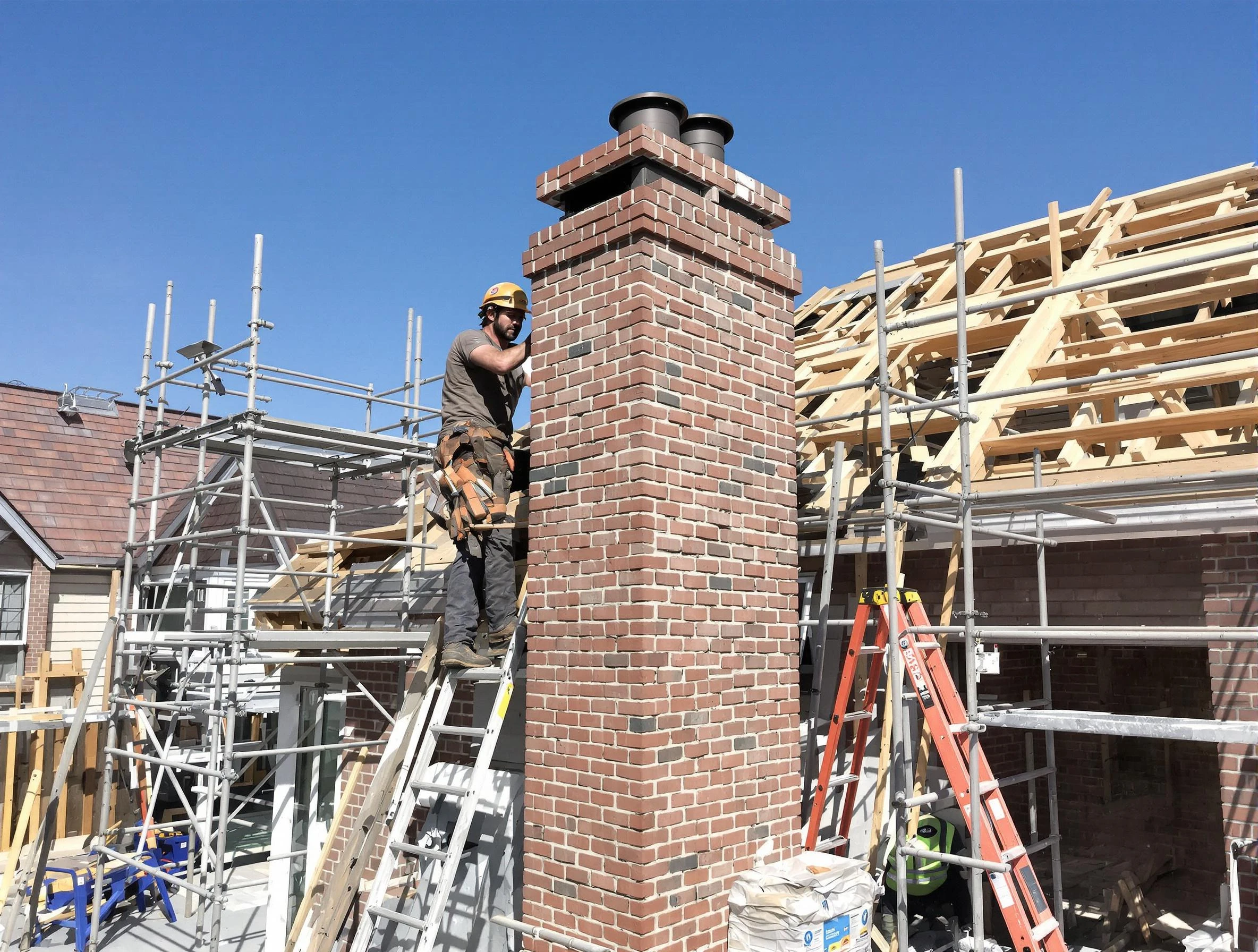 New chimney installation completed by King George Chimney Sweep in King George, VA
