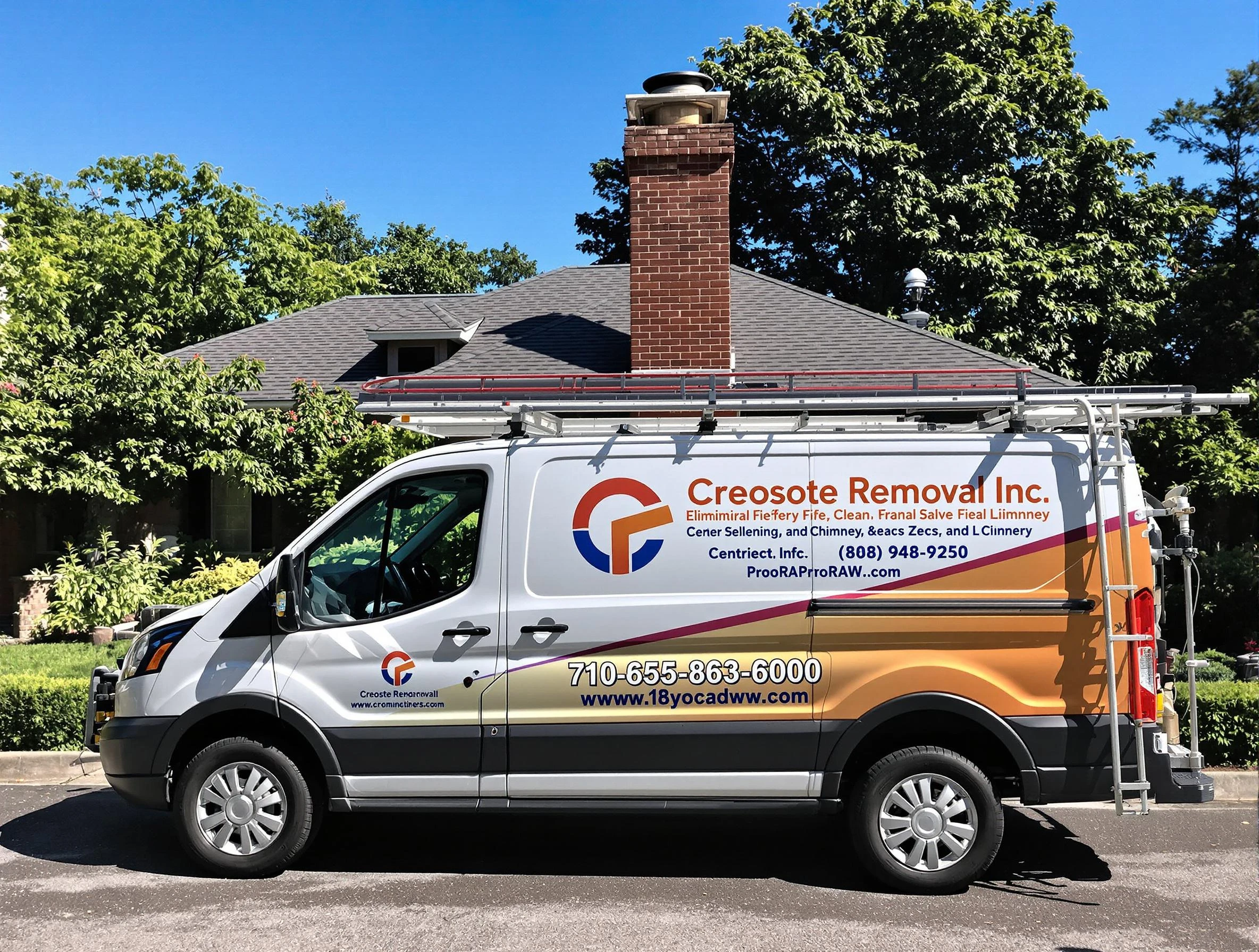 King George Chimney Sweep technician removing creosote safely in King George, VA